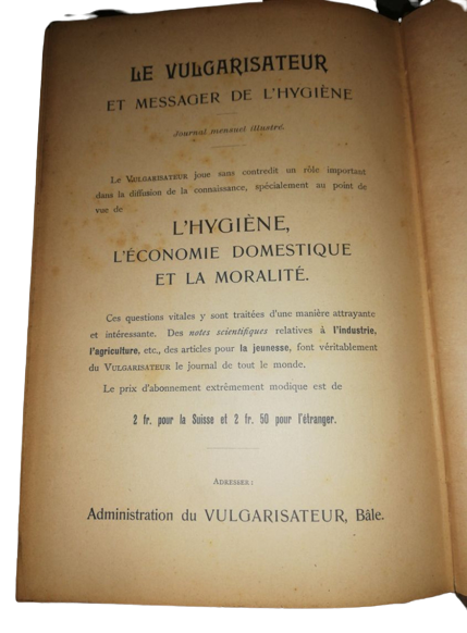 Ancien Livre Du Prêtre Jacquemin Camille 1897 Dr J. H. Kellogg Hygiène Populaire Et Moniteur De La Santé