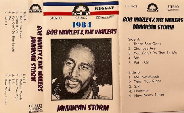 Cassette Audio Bob Marley & The Wailers Jamaican Storm 1984
