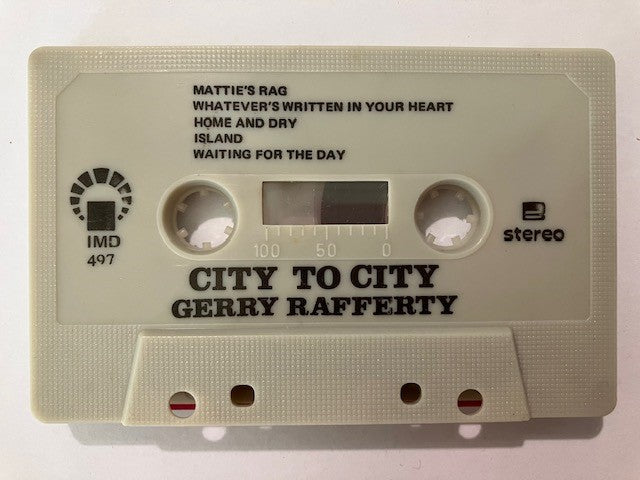 Cassette Audio City To City Gerry Rafferty