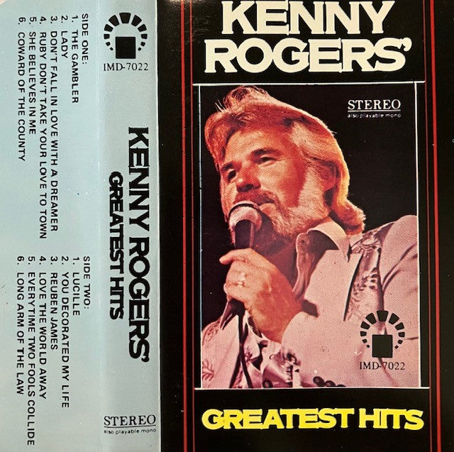 Cassette Audio Kenny Rogers Greatest Hits