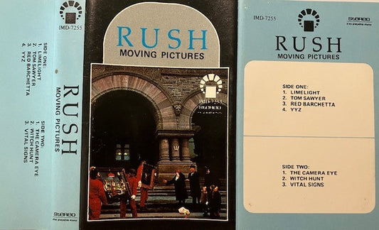 Cassette Audio Rush Moving Pictures