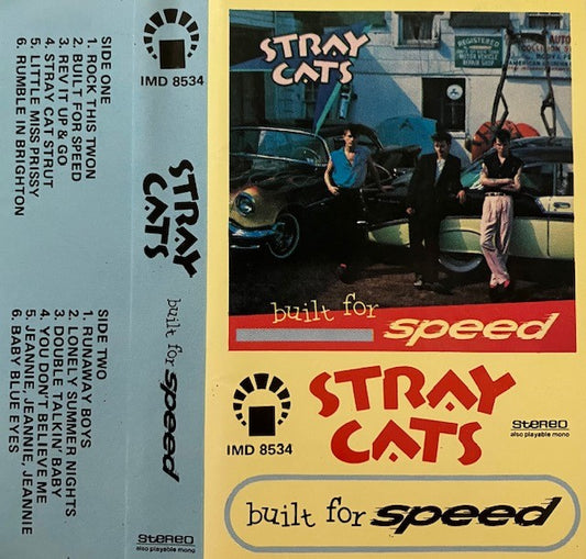 Cassette Audio Stray Cats Built For Speed