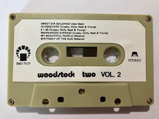 Cassette Audio Woodstock Two Vol 2 Japan 