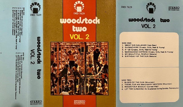 Cassette Audio Woodstock Two Vol 2 Japan 