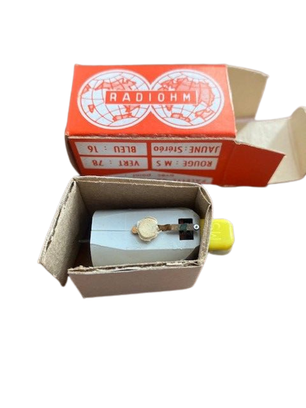 Cellule radiohm C6 stéréo 2 cartouche pick up tête de lecture tourne disque juke-box