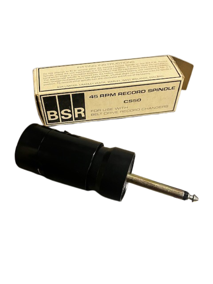 Chargeur De Disque 45t record spindle CS50 BSR