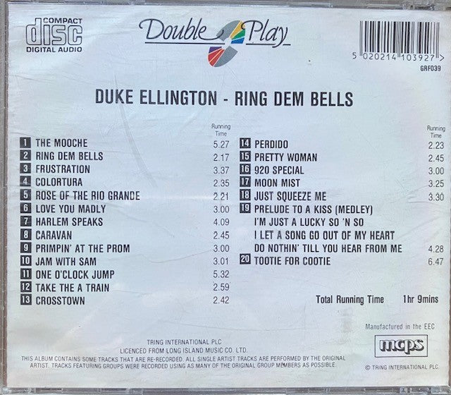 Cd Duke Ellington – Ring Dem Bells