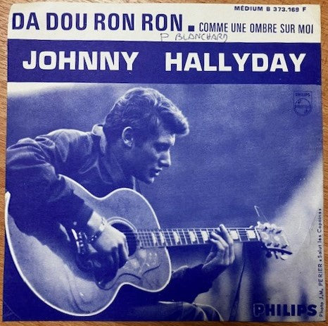 Sp Juke-box Johnny Hallyday Avec Les Golden Stars ‎– Da Dou Ron Ron