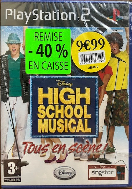 Jeu PS2 High School Musical - Tous En Scène ! Neuf Sous Blister