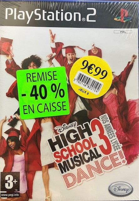 Jeu PS2 High School Musical 3 - Nos Années Lycée Dance Neuf Sous Blister