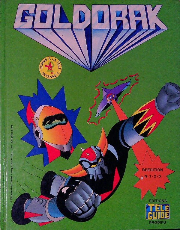 Bande Dessinée Goldorak Reedition n°1 2 3