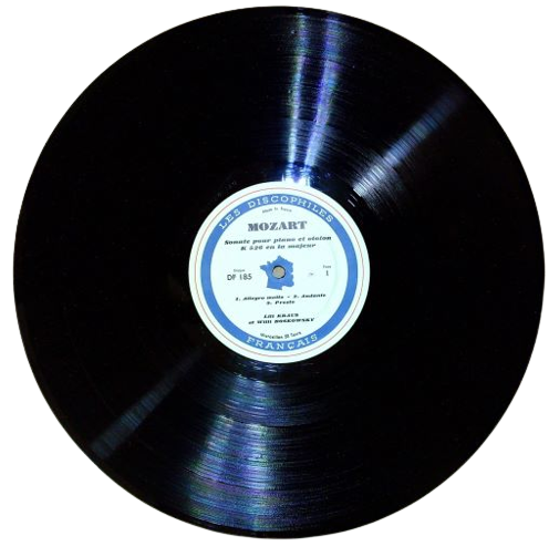 Lp Mozart / Lili Kraus – L'œuvre De Piano Par Lili Kraus - Les Sonates Pour Piano Et Violon De Mozart