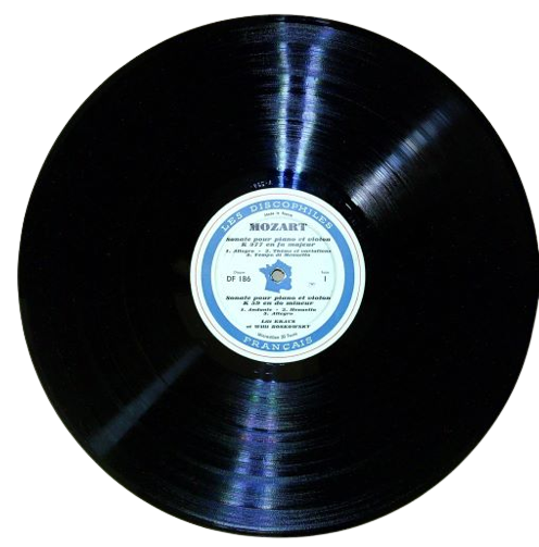 Lp Mozart / Lili Kraus – L'œuvre De Piano Par Lili Kraus - Les Sonates Pour Piano Et Violon De Mozart