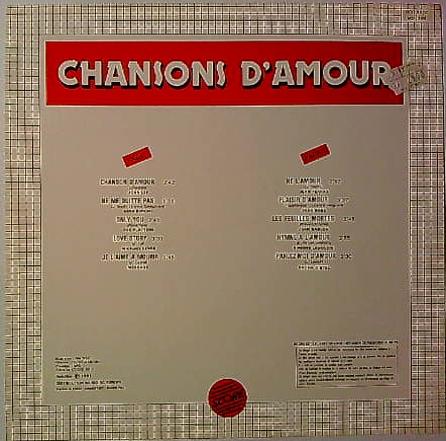 LP Chansons D'amour