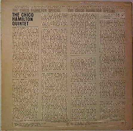 LP The Chico Hamilton Quintet – The Chico Hamilton Special