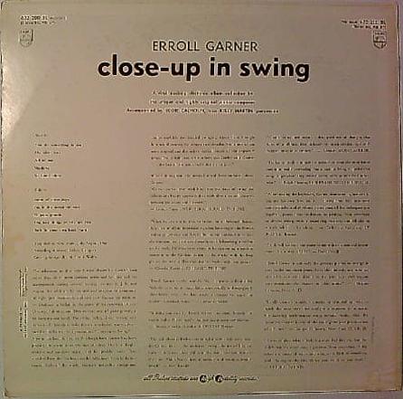 LP Erroll Garner – Close-up In Swing