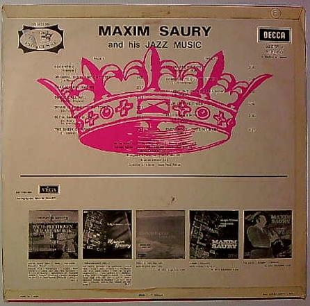 LP Maxim Saury & His Jazz Music