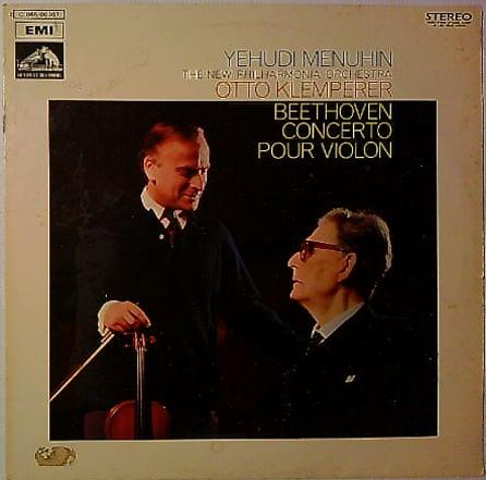 LP Yehudi Menuhin, Otto Klemperer, Beethoven, The New Philharmonia Orchestra – Violin Concerto