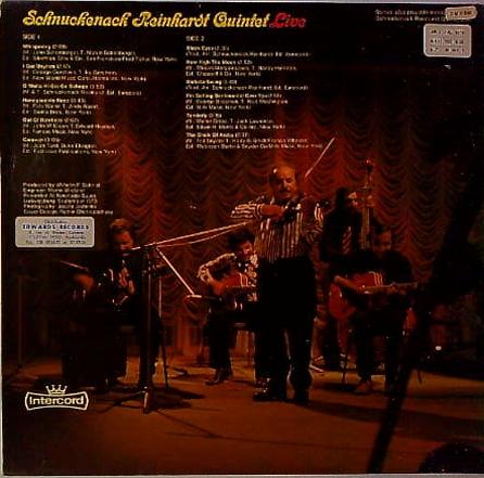 LP Schnuckenack Reinhardt Quintet ‎Live