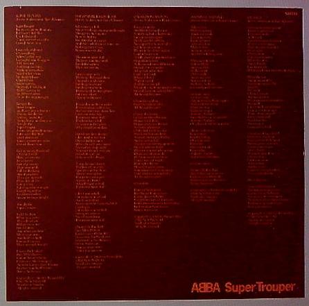 LP ABBA – Super Trouper