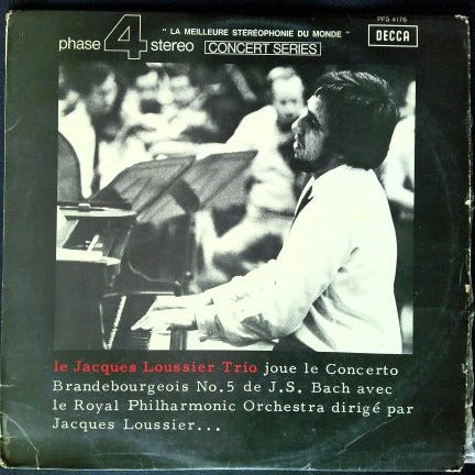 LP Jacques Loussier Trio Avec The Royal Philharmonic Orchestra – Concerto Brandbourgeois No. 5 De J.S. Bach