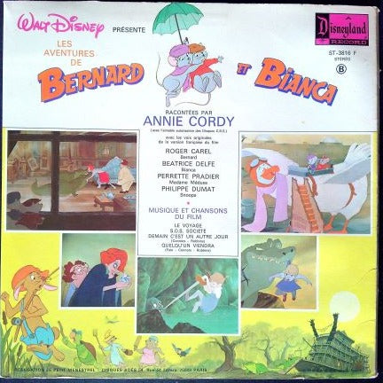 LP Annie Cordy – Les Aventures De Bernard Et Bianca