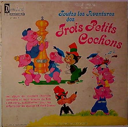 LP Toutes Les Aventures Des Trois Petits Cochons