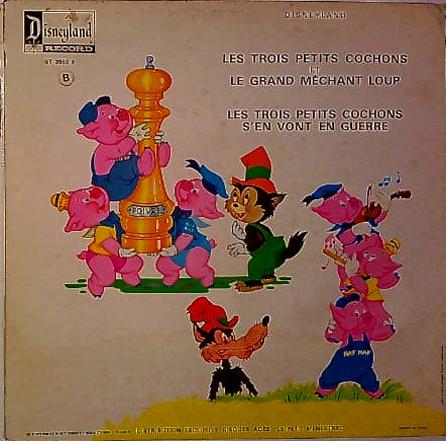 LP Toutes Les Aventures Des Trois Petits Cochons