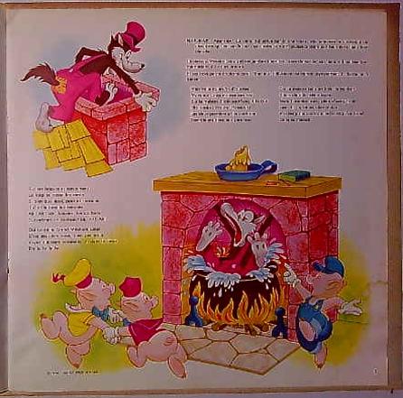 LP Toutes Les Aventures Des Trois Petits Cochons