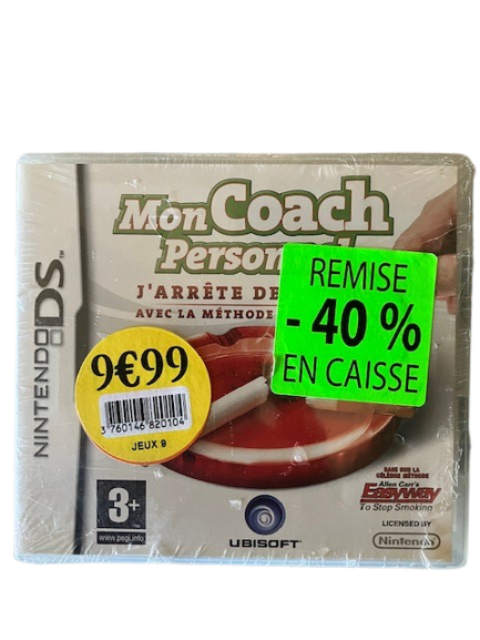 Jeu Nintendo DS Mon Coach Personnel J'arrête De Fumer Avec La Méthode Allen Carr