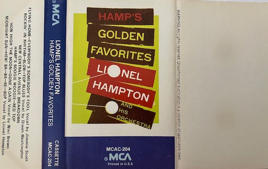 Cassette Audio Lionel Hampton Hamp’s Golden Favorites