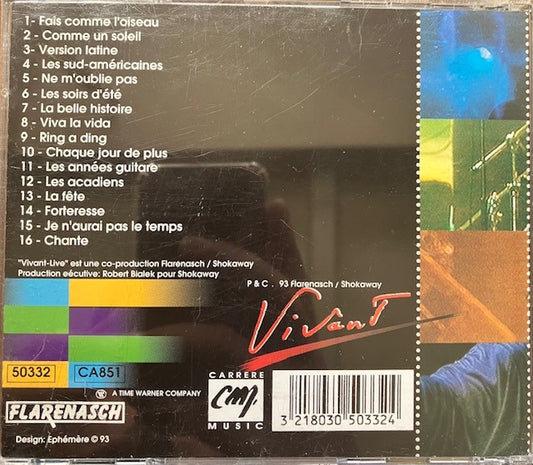 Cd Michel Fugain – Live Vivant