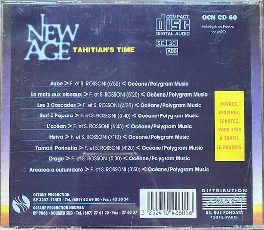 Cd New Age, Frédéric Rossoni / Stéphane Rossoni – Tahitian's Time