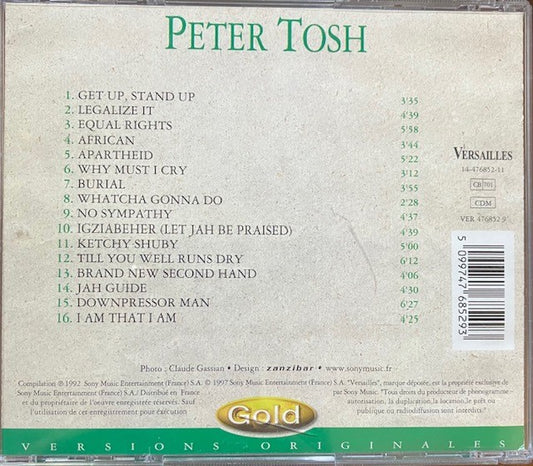 Cd Peter Tosh – Gold - Versions Originales