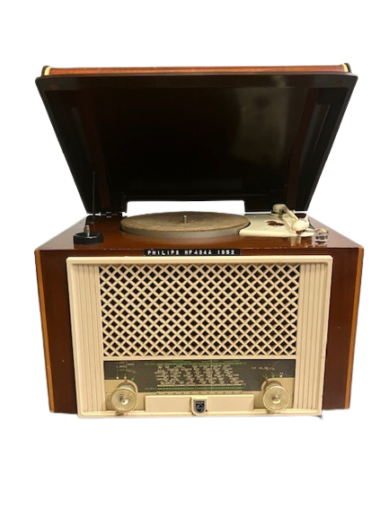Poste radio tsf Platine disque Philips HF 434 A