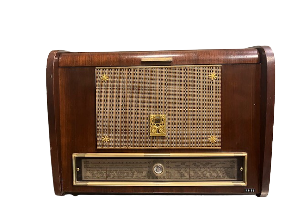 Poste radio tsf avec tourne disque Pathé Marconi modèle 855C