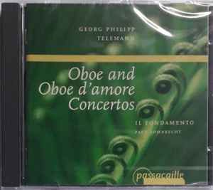 Cd Georg Philipp Telemann – Oboe And Oboe D'Amore Concertos