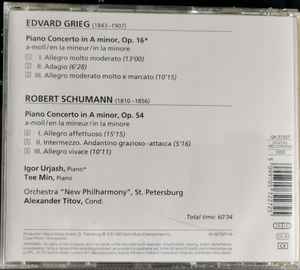 Cd Edvard Grieg - The Great Piano Concertos - Grieg, Schumann