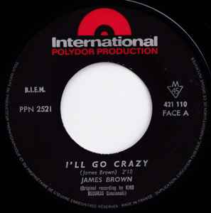 SP James Brown - I’ll Go Crazy / Lost Someone