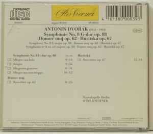 Cd Dvořák - Staatskapelle Berlin, Otmar Suitner ‎– Symphonie No 8 · Domov Muj · Husitská