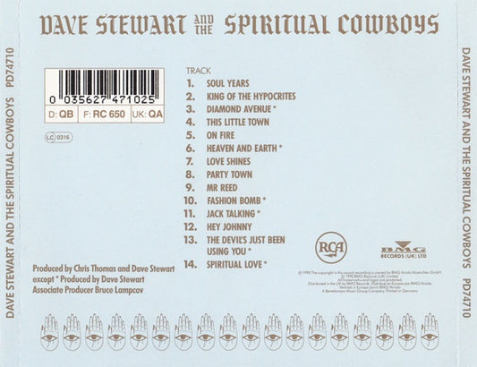 Cd Dave Stewart And The Spiritual Cowboys