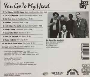 Cd Bob Mover – You Go To My Head