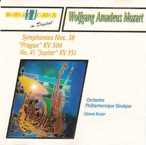 Cd Wolfgang Amadeus Mozart - Symphonies Nos. 38 "Prague" KV 504, No. 41 "Jupiter" KV 551