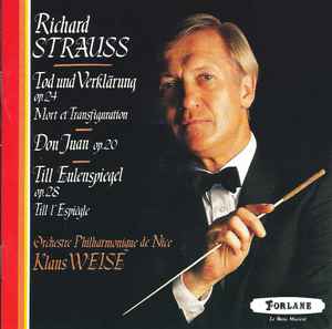 Cd Richard Strauss, Klaus Weise, Orchestre Philharmonique De Nice – Poêmes Symphoniques