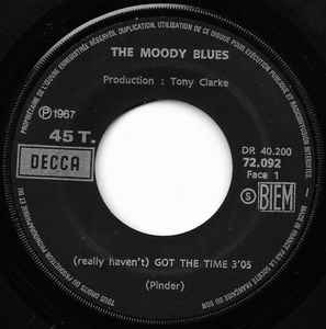 SP The Moody Blues - (Really Haven’t) Got The Time - Fly Me High