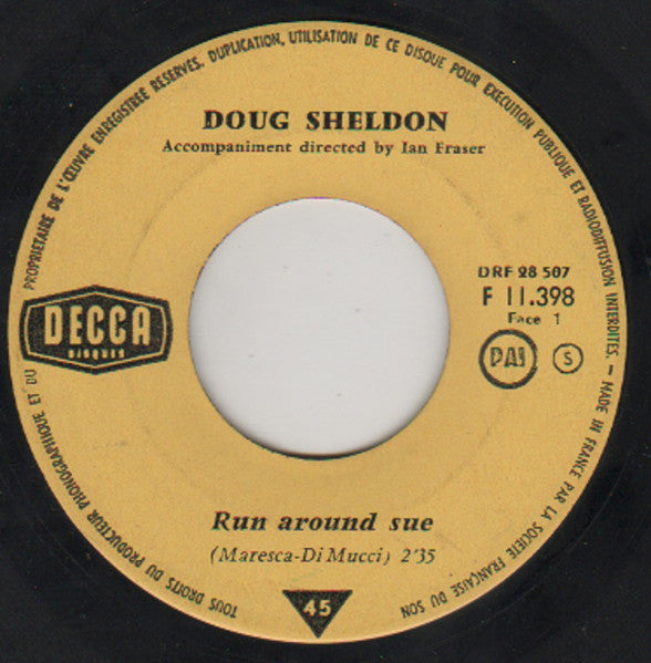 Doug Sheldon Singer Sp Doug Sheldon Run Around Sue – MyReference