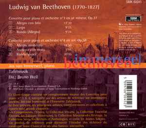 Cd Ludwig van Beethoven, Jos van Immerseel, Tafelmusik • Bruno Weil – Concertos Pour Piano N° 3 & 4