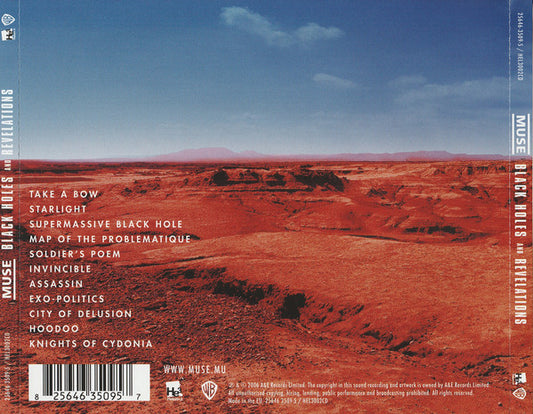 Cd Muse – Black Holes & Revelations