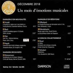 Cd Les Plus Beaux CD Du Mois - Décembre 2018