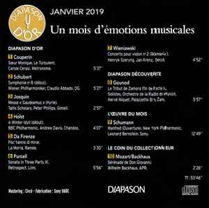 Cd Les Plus Beaux CD Du Mois - Janvier 2019